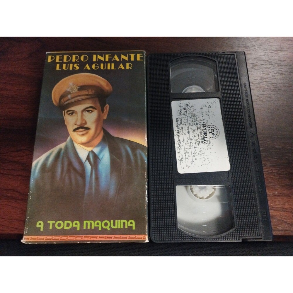Pedro Infante A Toda Maquina VHS 1951 - Spanish Language Comedy